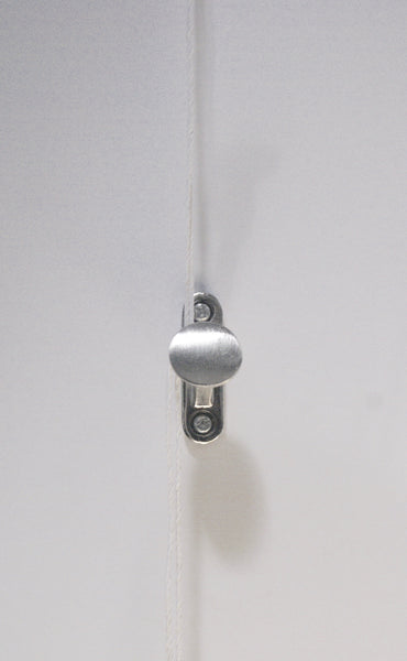 "Brushed Nickel" Button Cleat